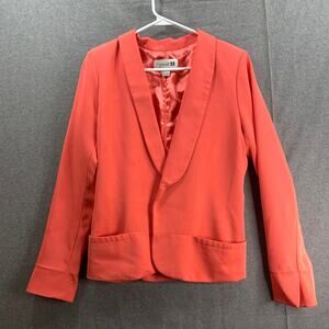 FOREVER 21 Suits Womens Size Large Orange Formal Top Blazer